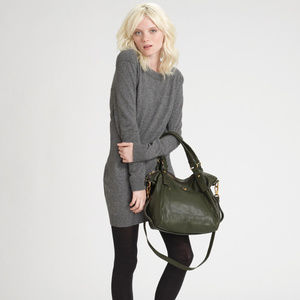MARC by Marc Jacobs Pattie Grey Sweater Dress Sz L